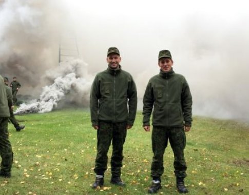 Vyrai prisiėmė pareigą ir Dievui, ir Tėvynei