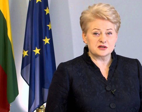 D.Grybauskaitė: „Europos Sąjunga - mūsų politinio, socialinio ir gynybinio saugumo garantas“