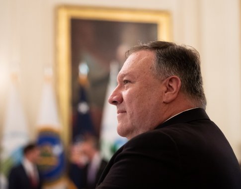 M. Pompeo: saugumo įstatymas yra mirties nuosprendis Honkongo autonomijai