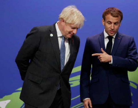 Londonas pyksta: Prancūzijos prezidentas išvadino B. Johnsoną „klounu“