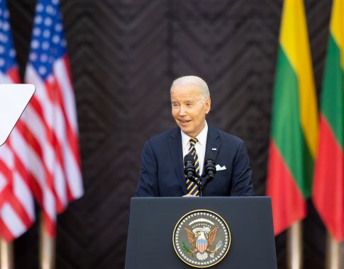 J. Bidenas: būtent Baltijos kelias, o ne Berlyno siena tapo Europos ateities simboliu