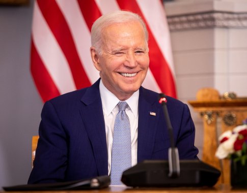 J. Bidenas išjuokė D. Trumpą: „Kas jam negerai?“