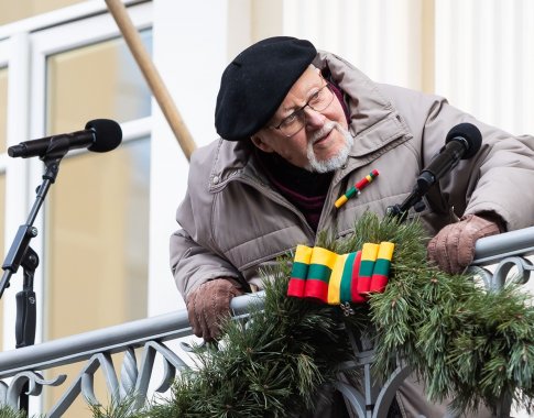 Seimo pirmininkas skeptiškai vertina siūlymą panaikinti V. Landsbergiui suteiktą valstybės vadovo statusą