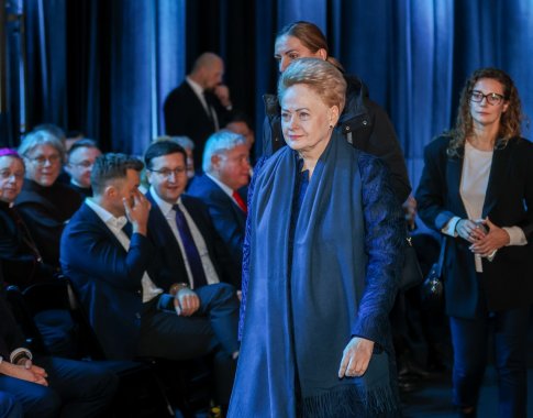 D. Grybauskaitė apie derybas dėl taikos Ukrainoje: tikiuosi, JAV supras, kad tai ne žaidimas