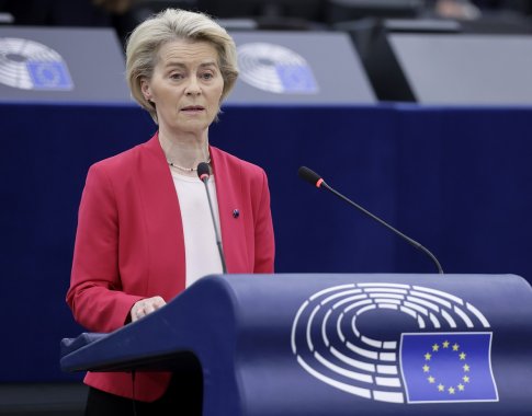 U. von der Leyen: iliuzijų laikas baigėsi