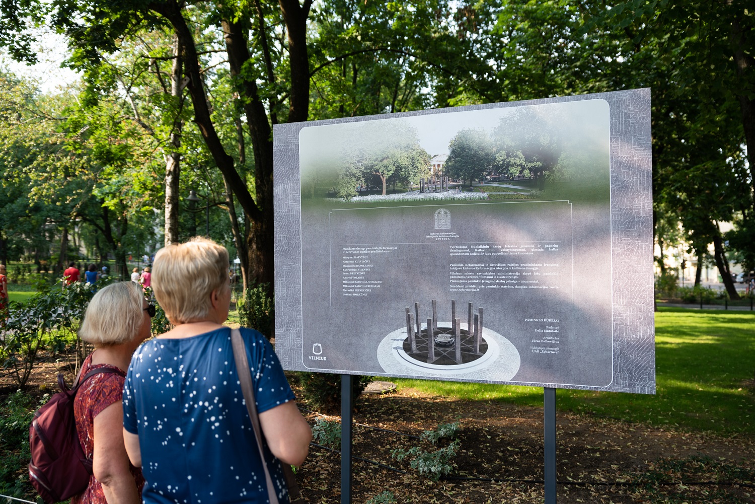 Vilniaus veido atspindys: kaip atrodo lankytojams atvertas Reformatų sodas