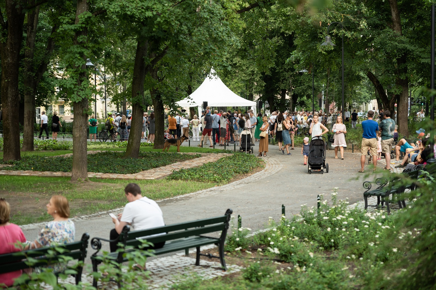 Vilniaus veido atspindys: kaip atrodo lankytojams atvertas Reformatų sodas