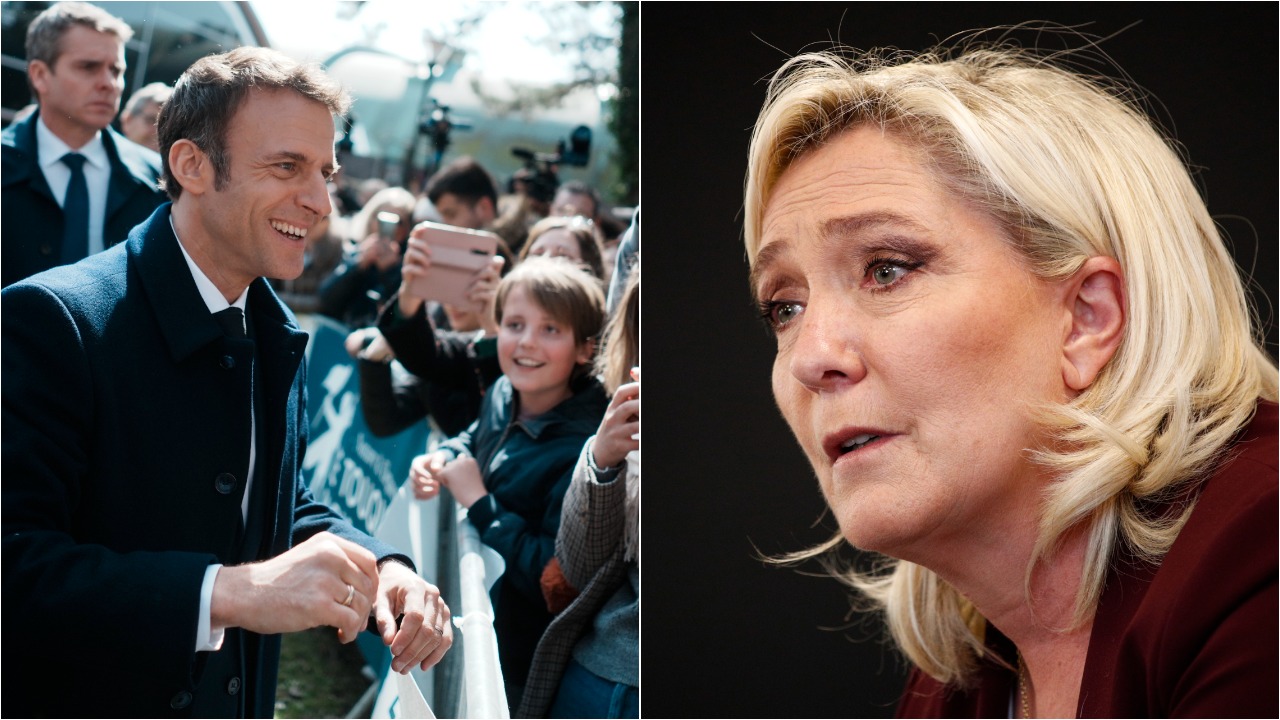 E. Macronas: M. Le Pen nori, kad Prancūzija išeitų iš ES