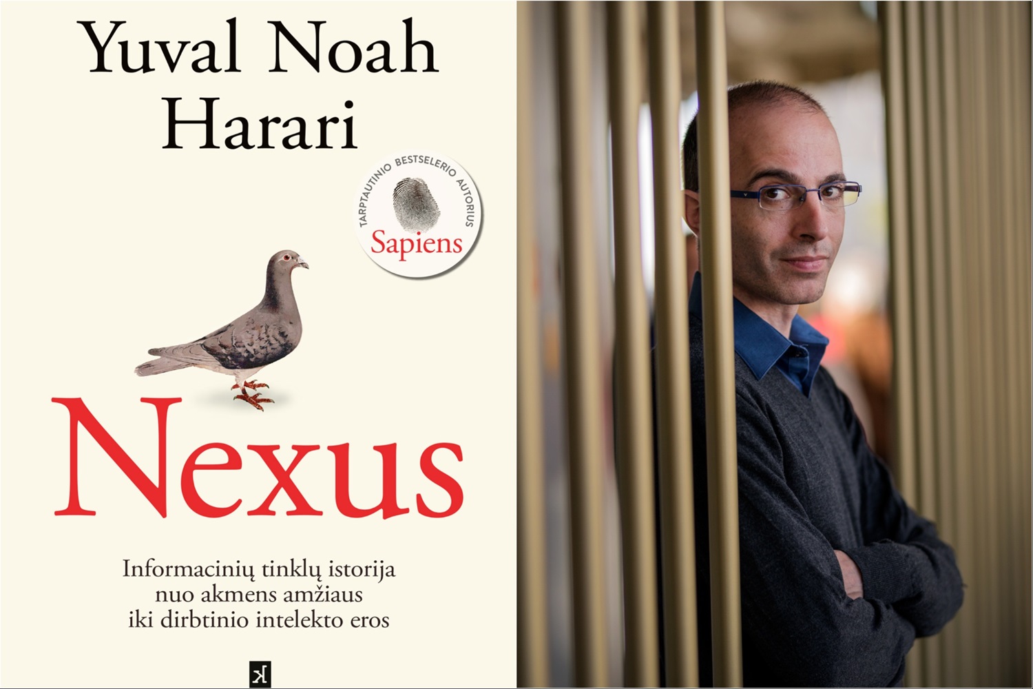 Naujoje knygoje „Nexus“ istorikas Y. N. Harari nagrinėja dirbtinio intelekto erą