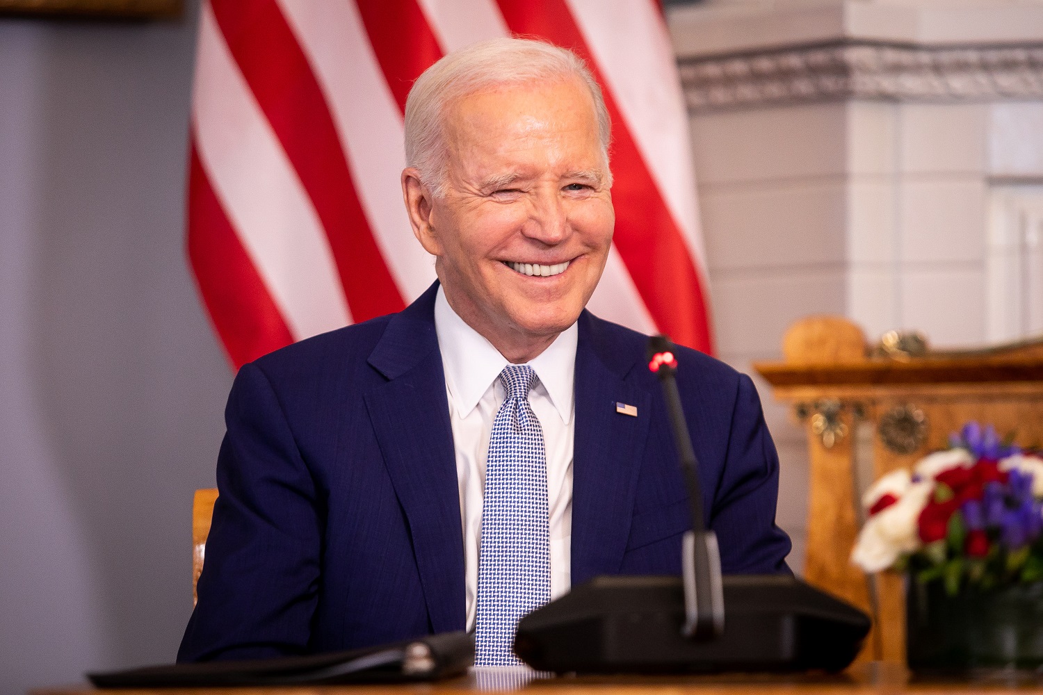 J. Bidenas išjuokė D. Trumpą: „Kas jam negerai?“